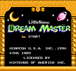 Little Nemo - The Dream Master Title Screen